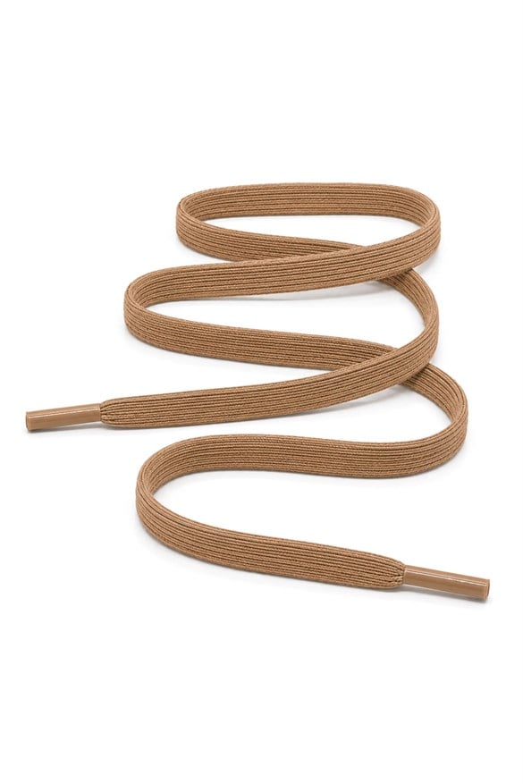 90 cm Elastik Lastikli 8 mm Bej Ayakkabı Bağcığı