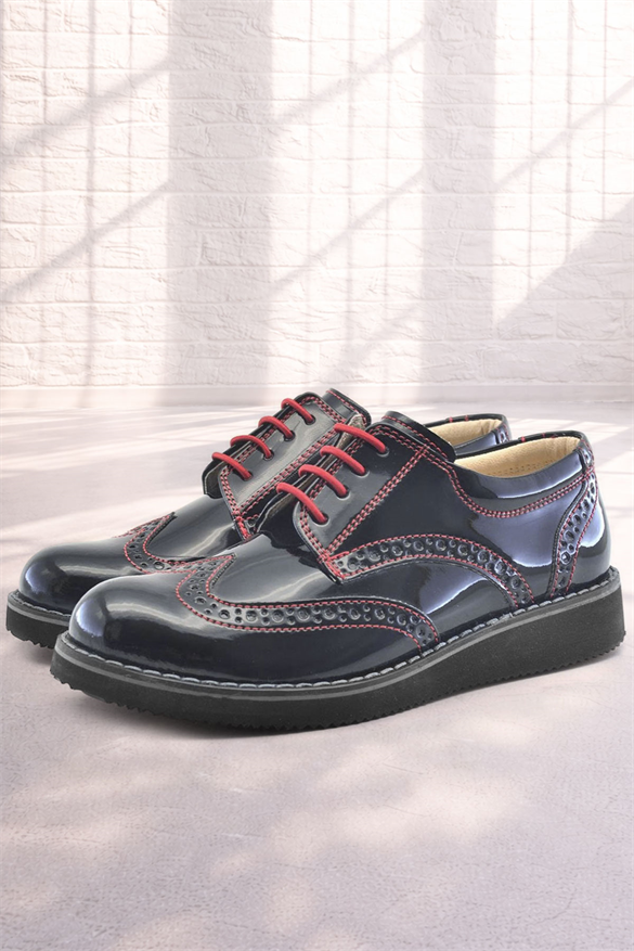 Rakerplus Hidra Siyah Rugan Bağcıklı Günlük Erkek Çocuk Ayakkabı