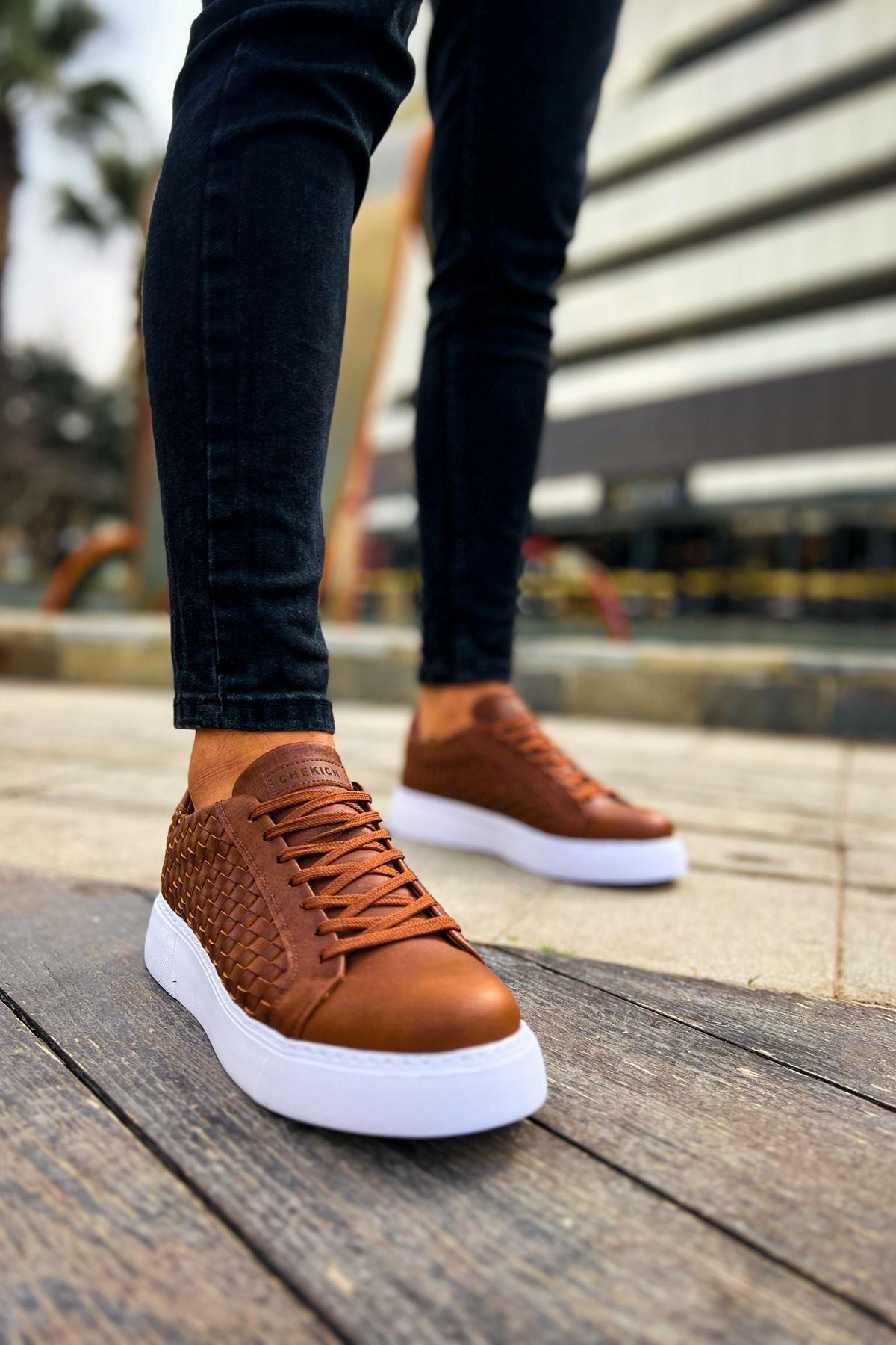 Chekich CH203 Maglieria Tan Color Men s Shoes