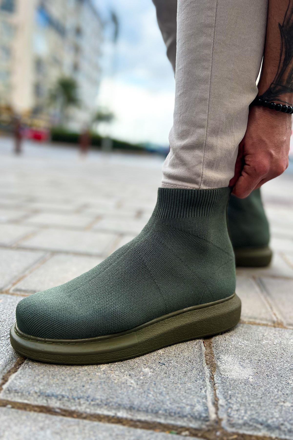 CH207 TRT Maglieria T Erkek Haki Ayakkabı