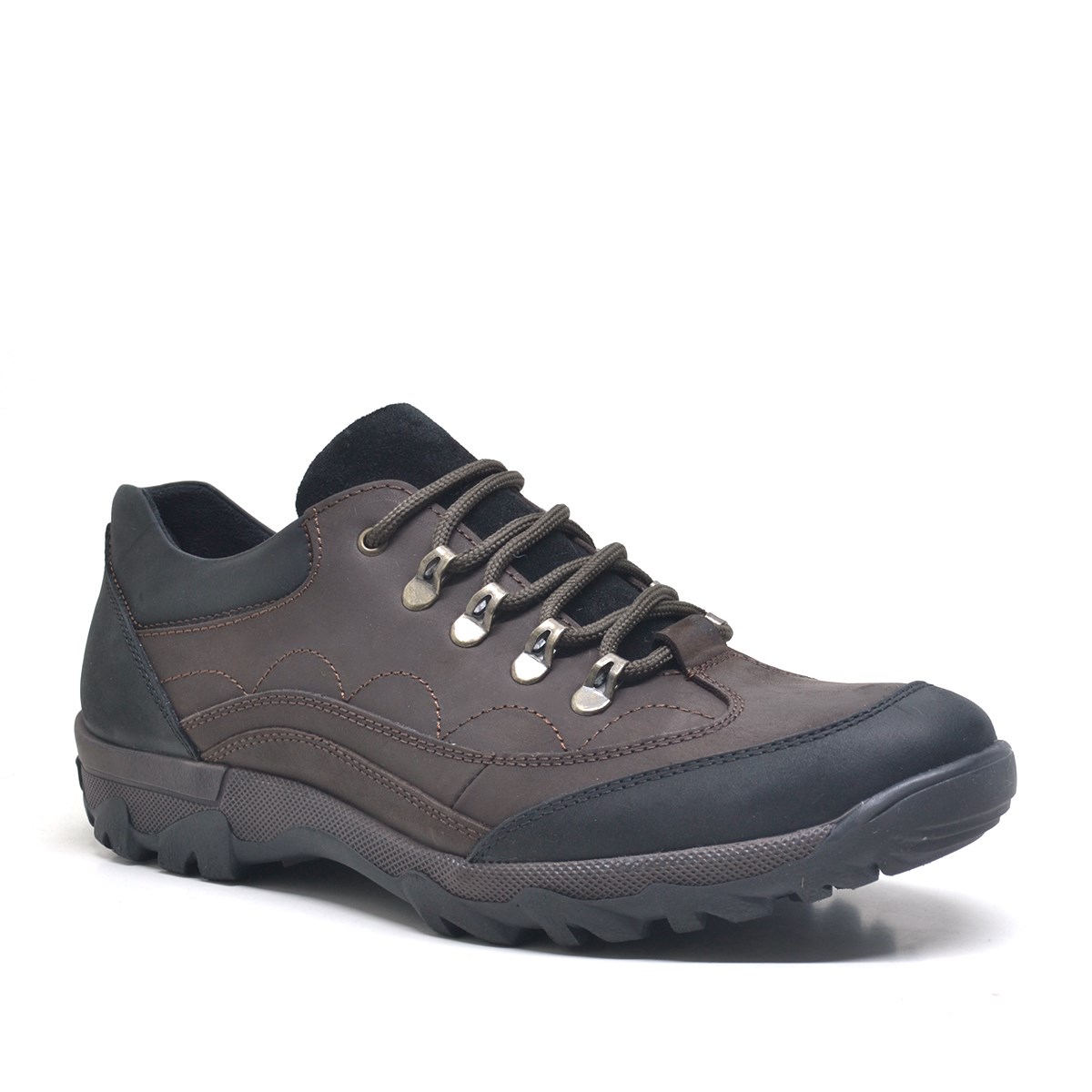 Dropland Kahve Hakiki Deri Kışlık Erkek Trekking Ayakkabısı ES3588-SK