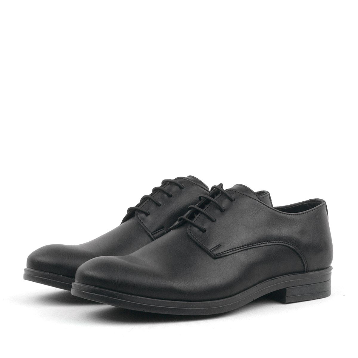 Rakerplus Siyah Mat Bağcıklı Oxford Çocuk Ayakkabı 3020-SM-B-L