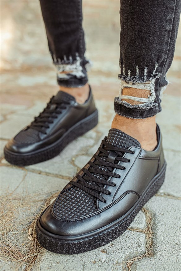 Chekich Casual Sneaker Siyah Taban Erkek Ayakkabı