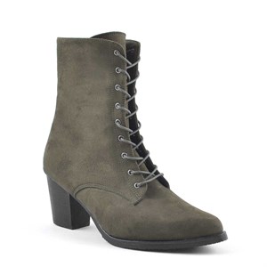 Vionnet Haki Topuklu Bot - B9150-Y