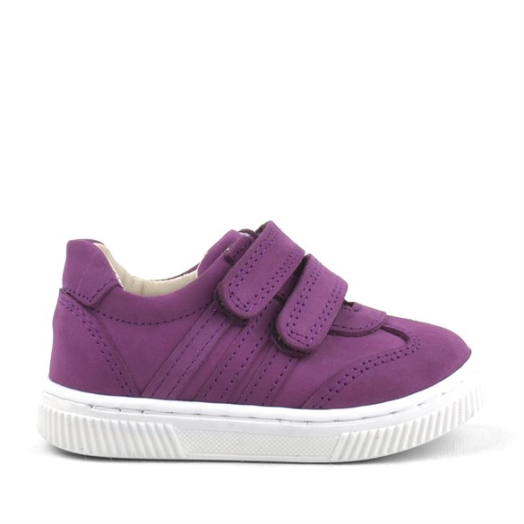 Rakerplus Paw Hakiki Deri Mor Cırtlı Bebek Spor Ayakkabı Sneaker