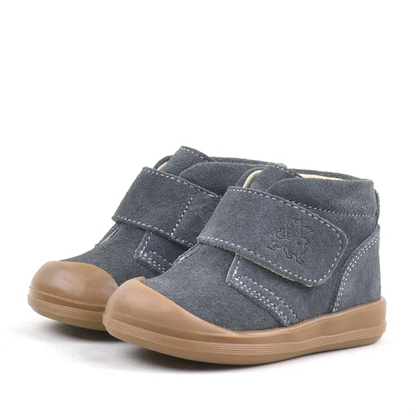 Rakerplus Yoohoo Hakiki Deri Füme Cırtlı Unisex Bebek Bot