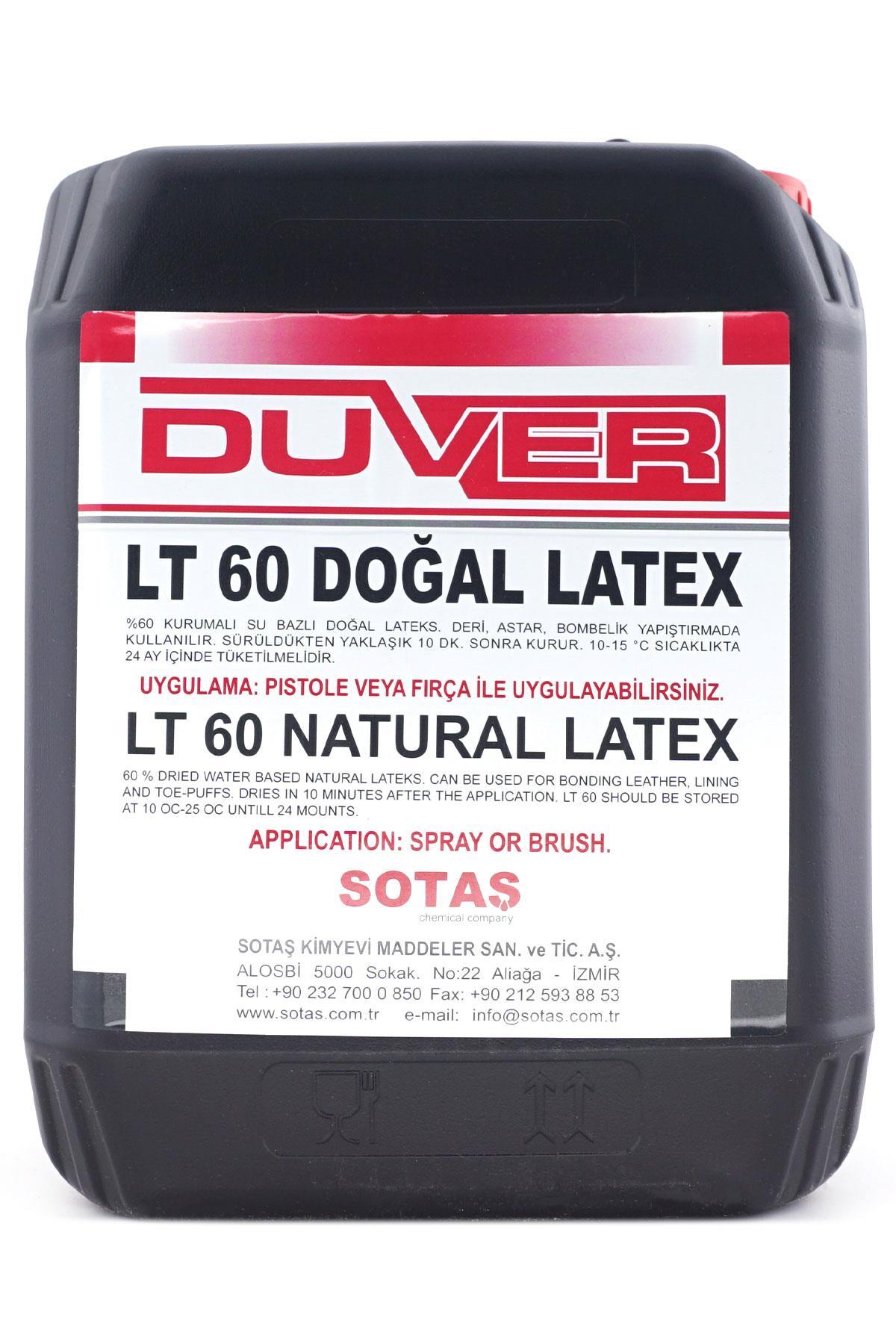 Duver LT 60 Profesyonel Su Bazlı Doğal Latex Yapıştırıcı