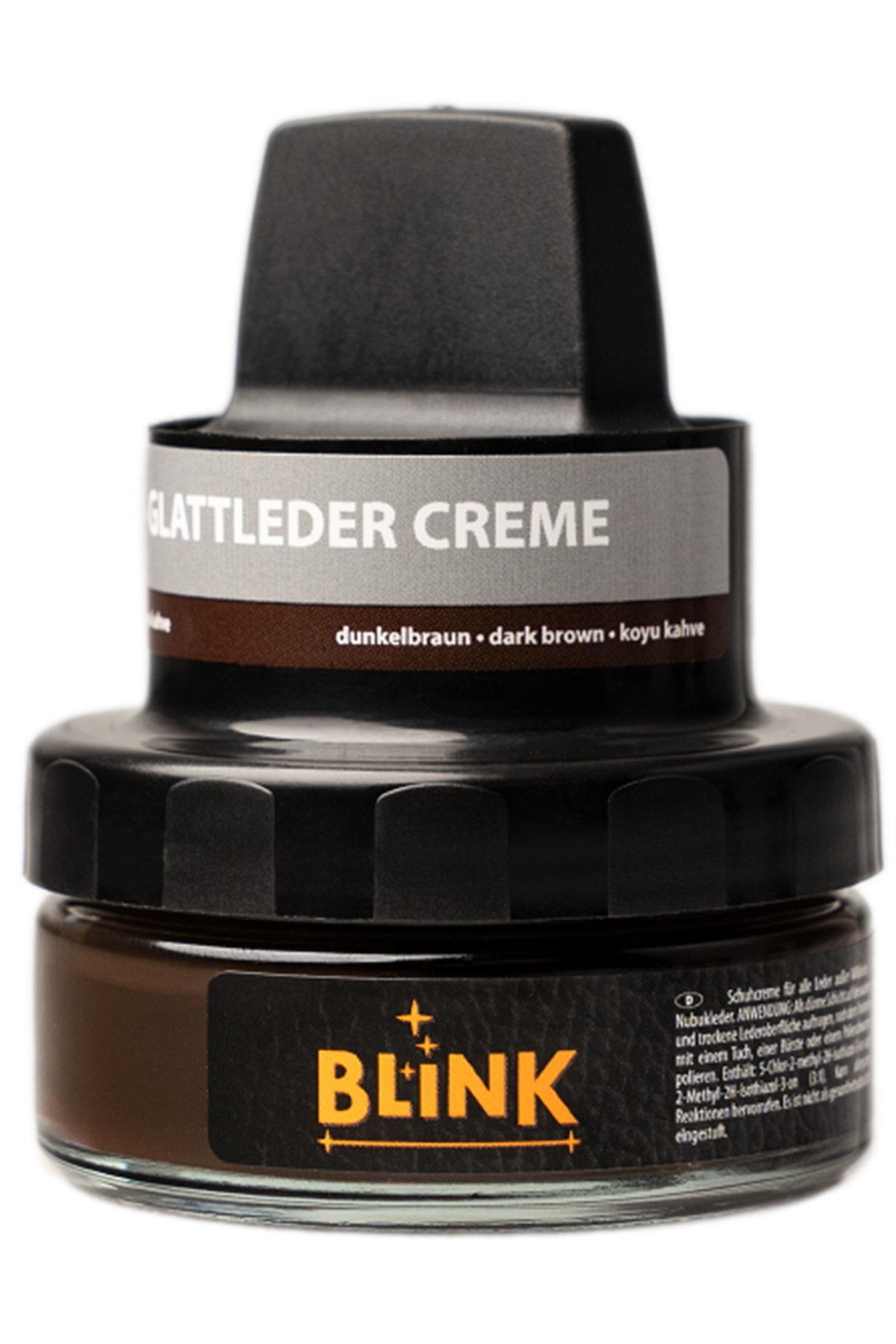 Blink Shoe Cream Koyu Kahverengi 50 ML Deri Boyası