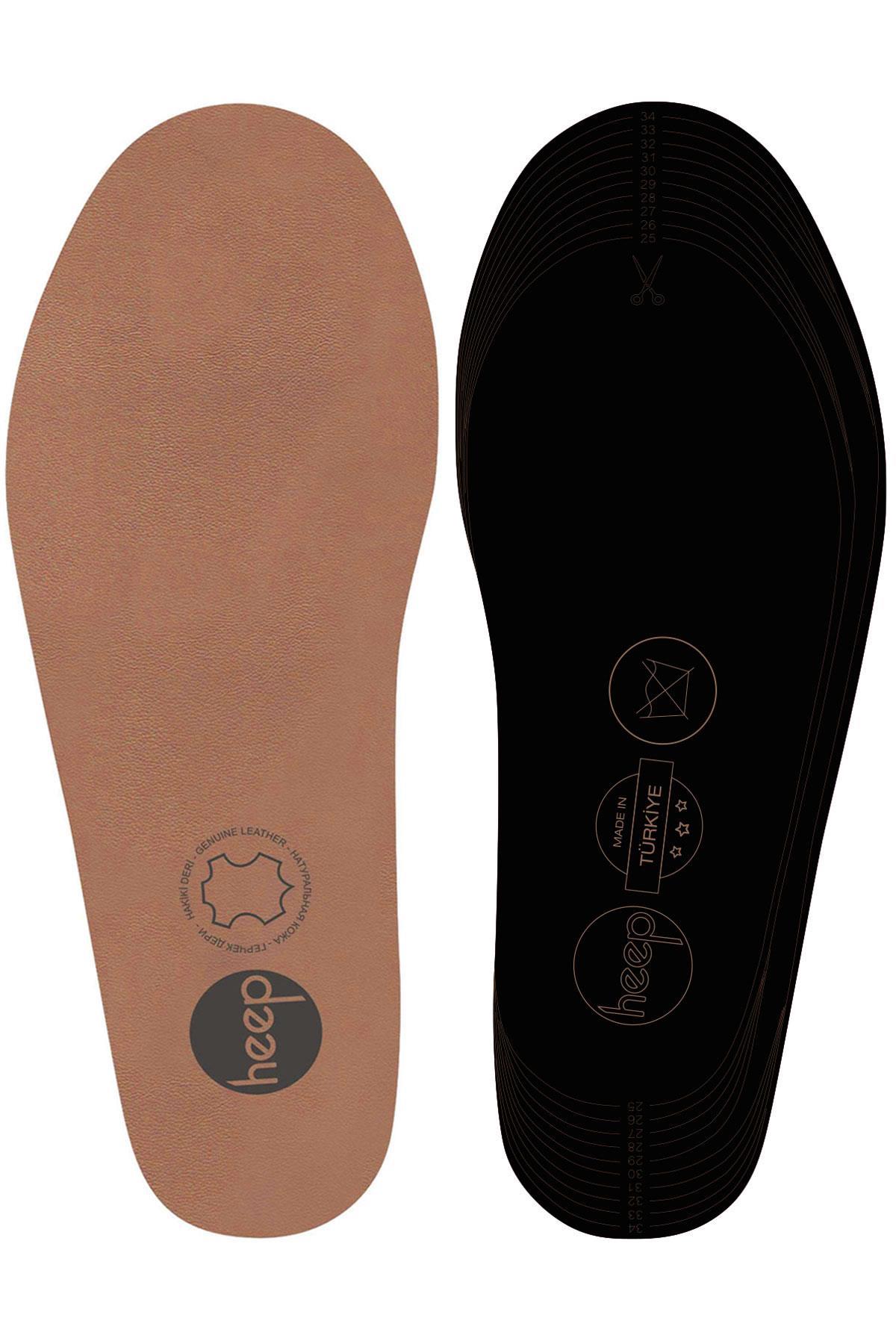 Heep Hakiki Deri Ve Anatomik Taba 25-35 Numara Çocuk Ayakkabı İç Tabanlığı