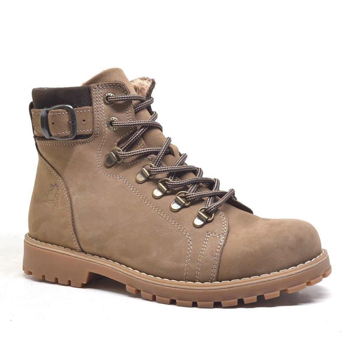 Rakerplus Griffon Hakiki Deri Vizon Fermuarlı Çocuk Bot