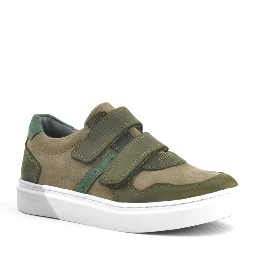 Rakerplus Hakiki Deri Haki Cırtlı Erkek Çocuk Sneaker
