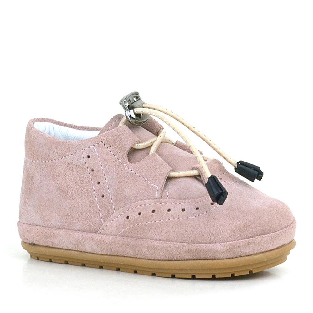 Rakerplus Hakiki Deri Pembe Anatomik İlk Adım Kız Bebek Ayakkabı