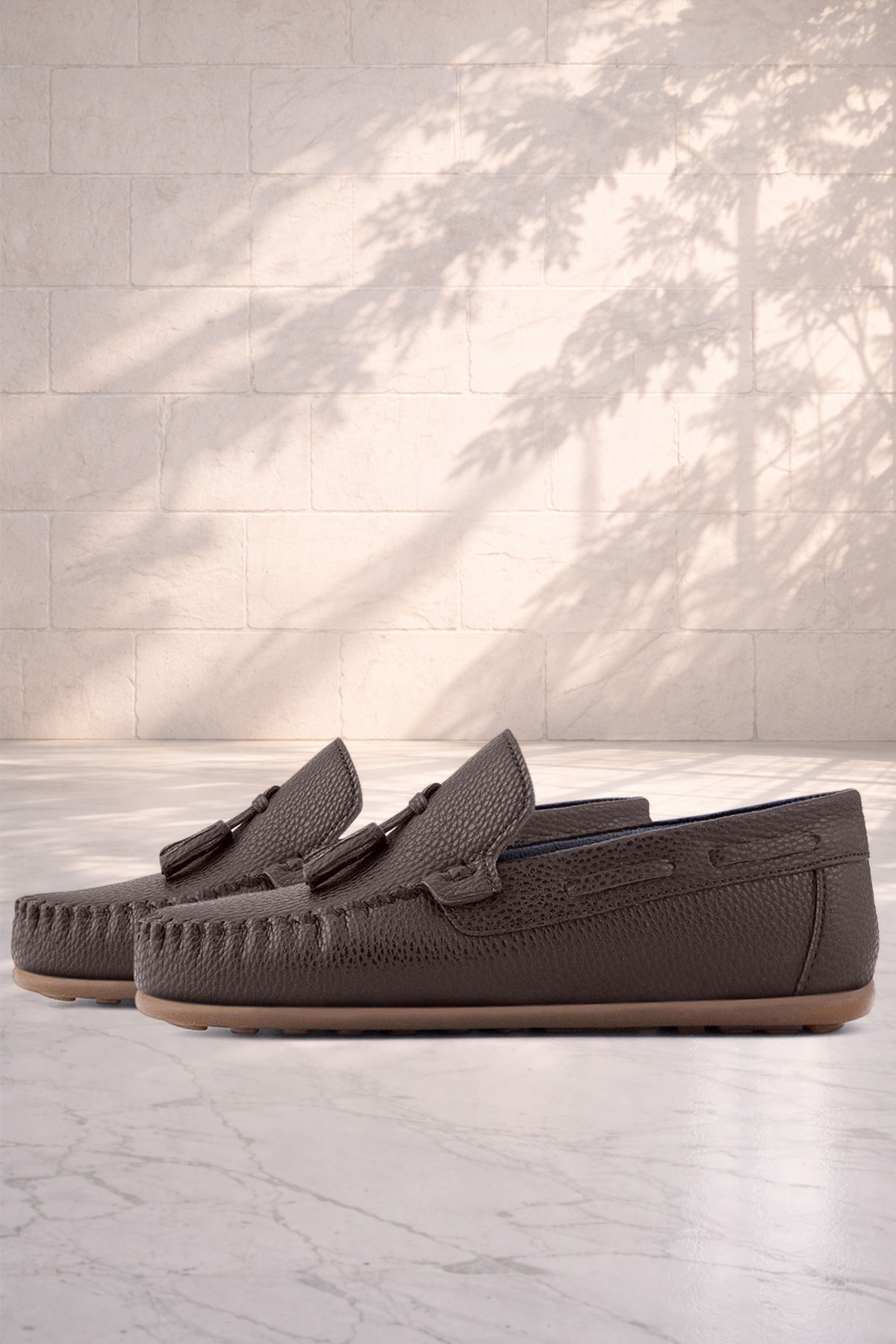 Rakerplus Kahve Rahat Erkek Çocuk Makosen Ayakkabı