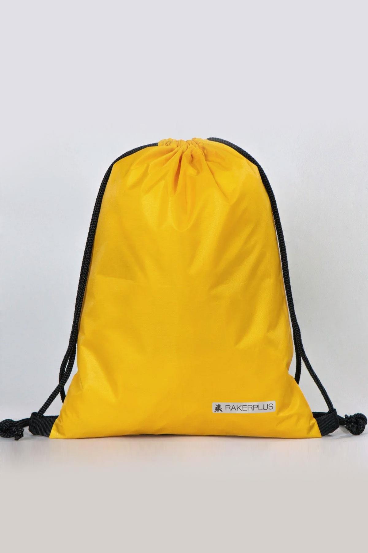 Rakerplus Sarı 32x45 cm Su Geçirmez Büzgülü Krampon ve Spor Çantası