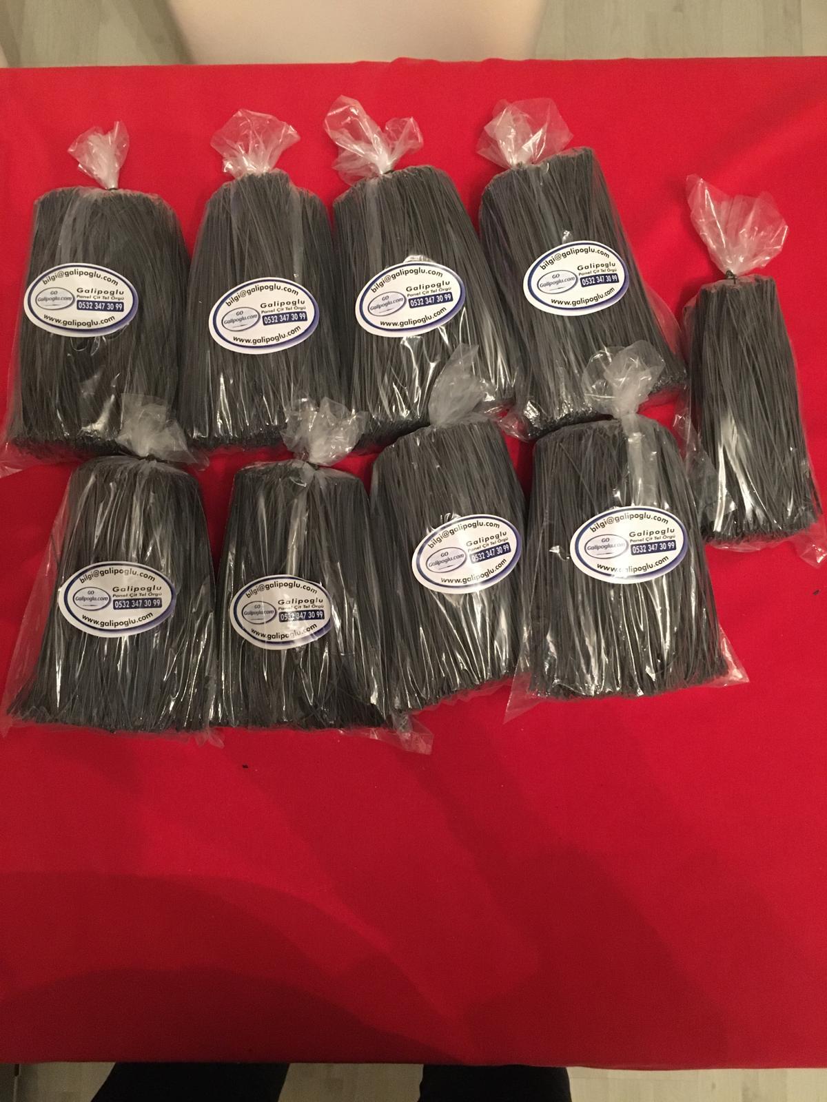 PVC Kaplı İnce Bağ Teli, İnce Telli Klips KG