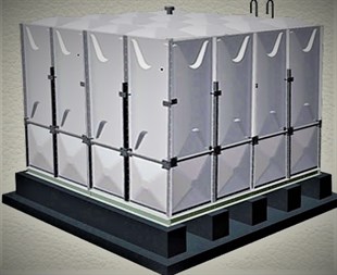 GRP (Cam Ellaflı) Modüler Su Deposu