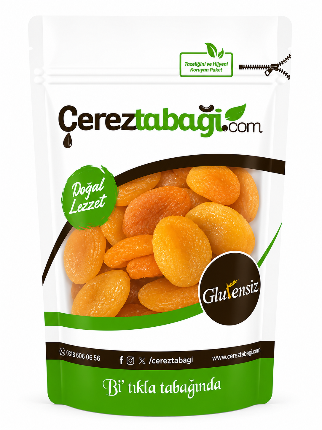 Glutensiz Sarı Kayısı Kurusu - 250 Gr