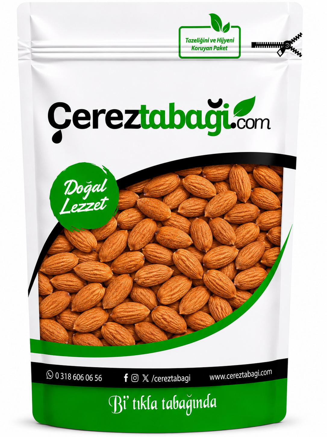 Kavrulmamış Badem - 250 Gr