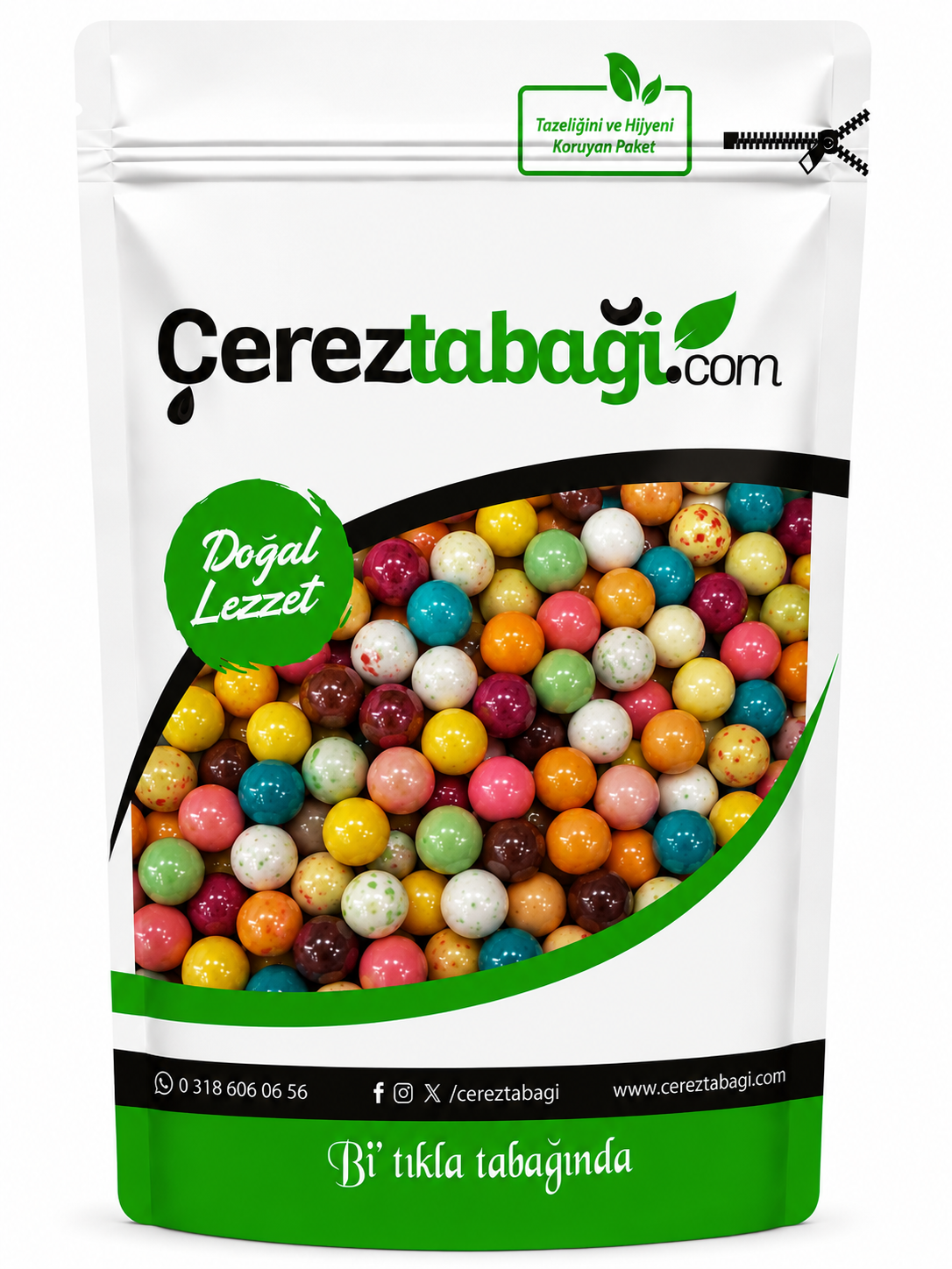 Meyve Aromalı Çikolatalı Leblebi - 500 Gr