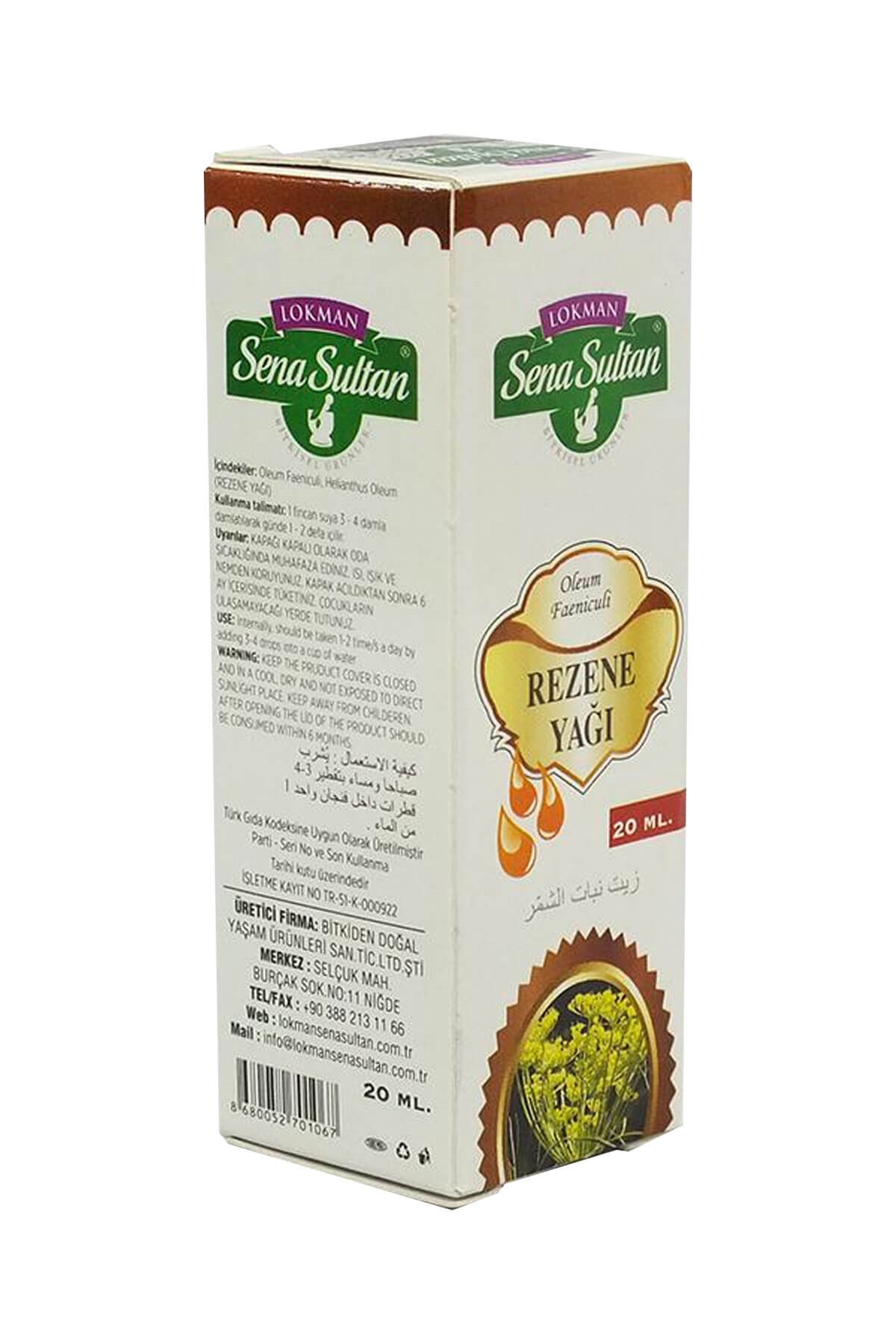 Sena Sultan Rezene Yağı 20 Ml