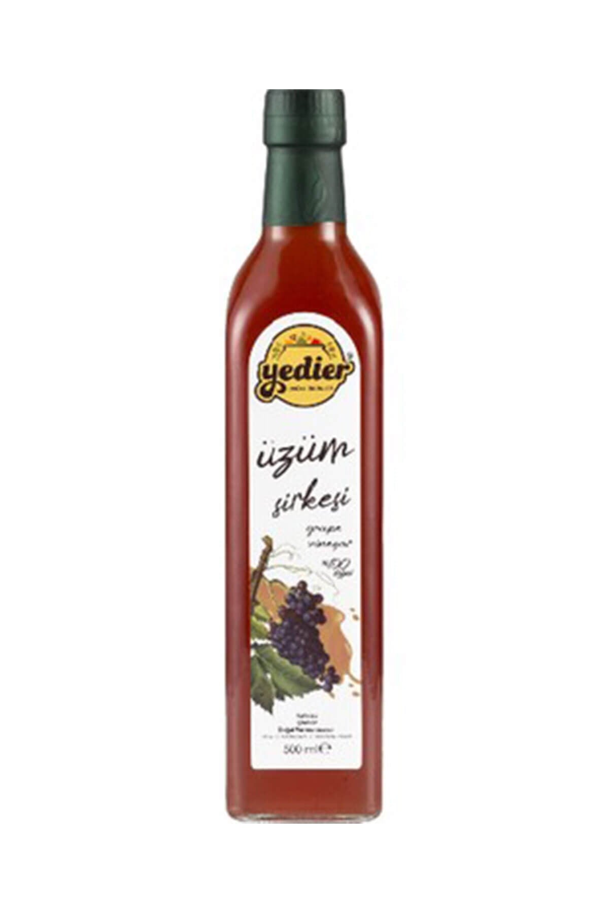 Yedier Üzüm Sirkesi 500 Ml