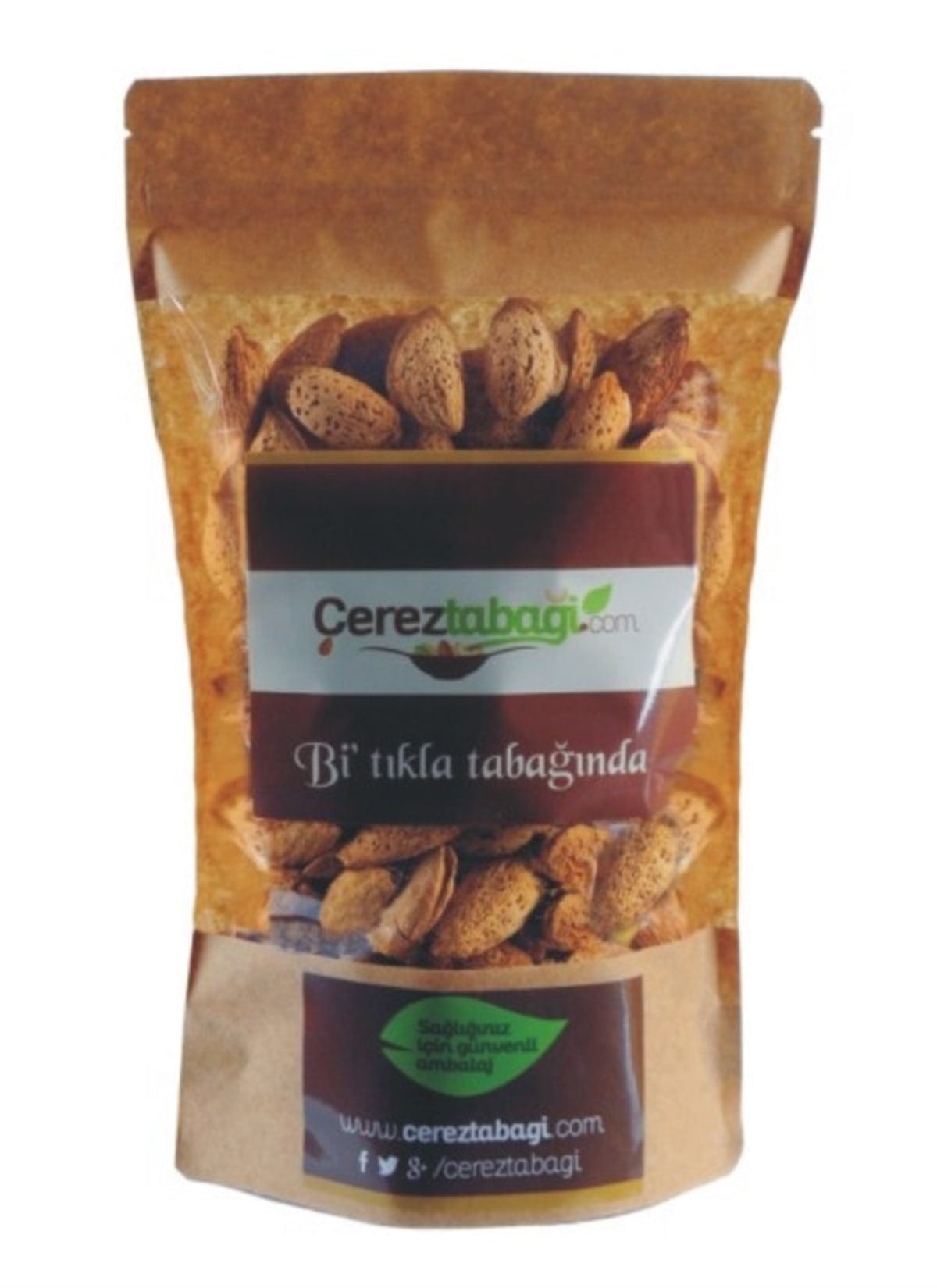 İnce Kabuklu Badem Kavrulmamış - 500 Gr