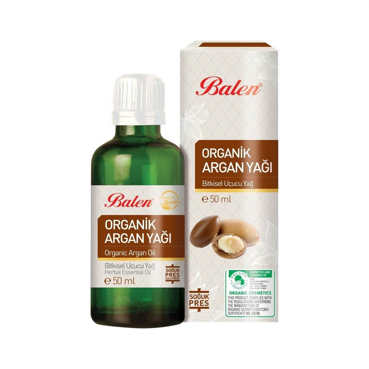 Balen Organik Argan Yağı 50 Ml