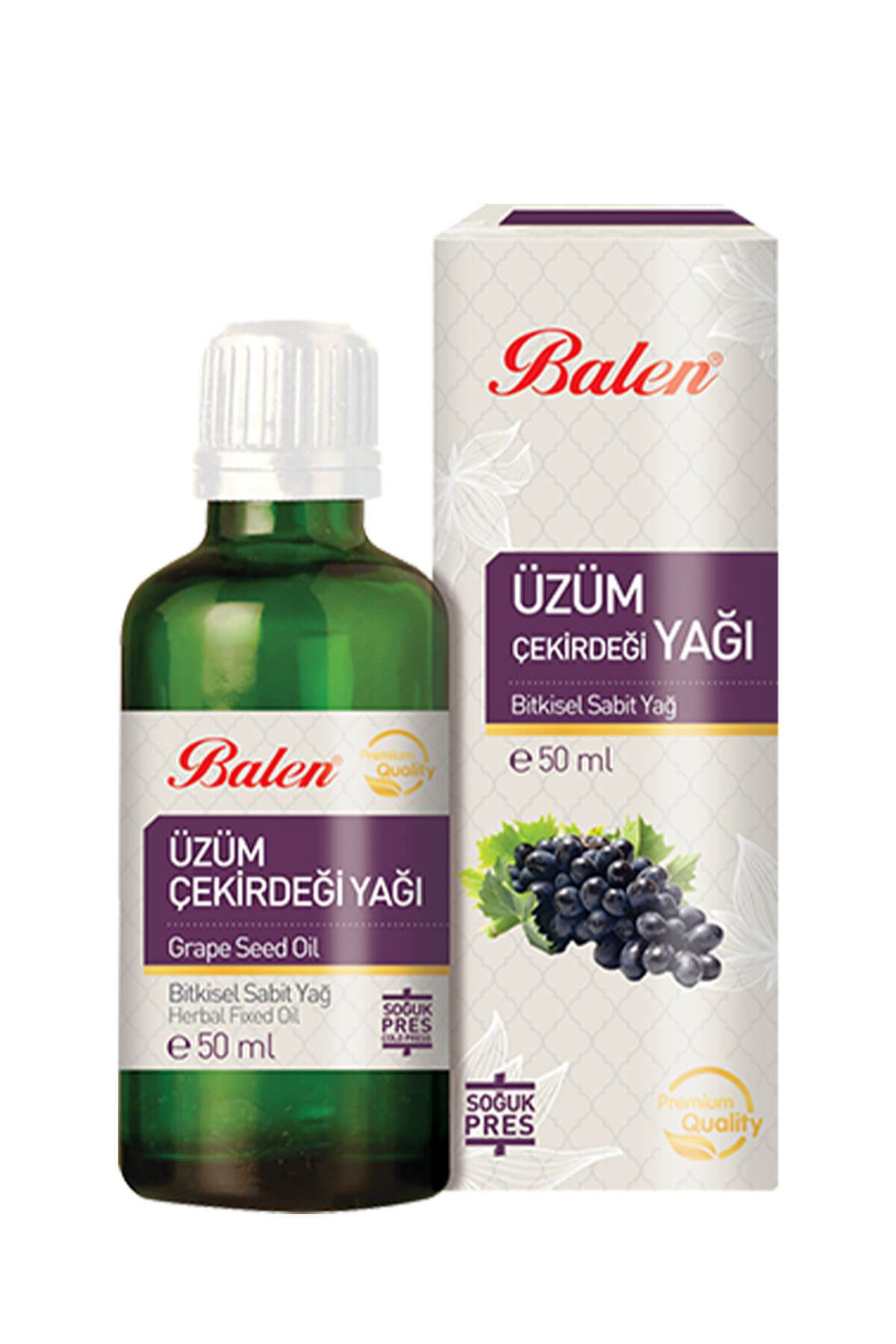 Balen Üzüm Çekirdeği Yağı 50 Ml