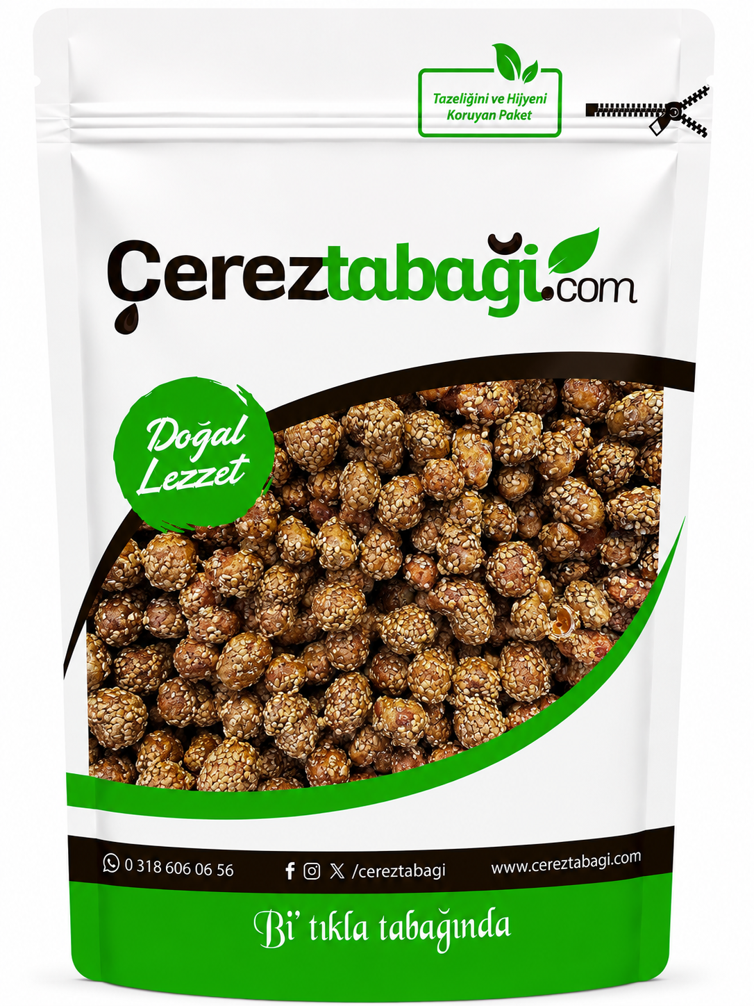 Ballı Susamlı Fıstık - 500 Gr