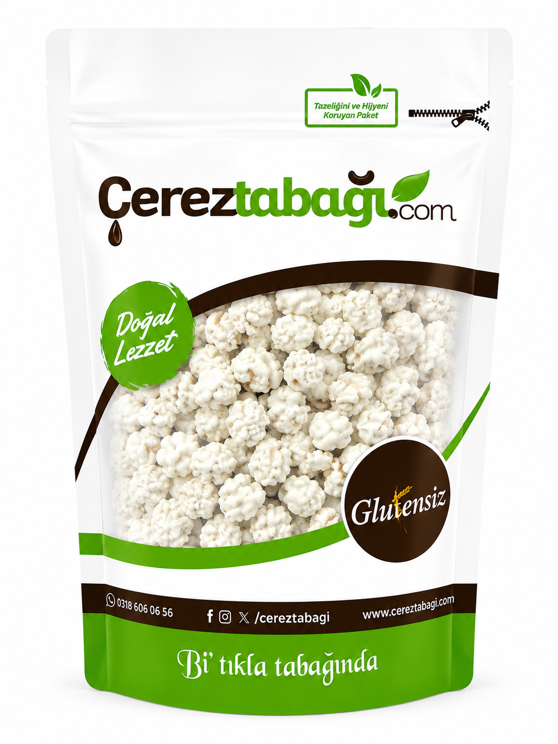 Glutensiz Beyaz Şekerli Leblebi