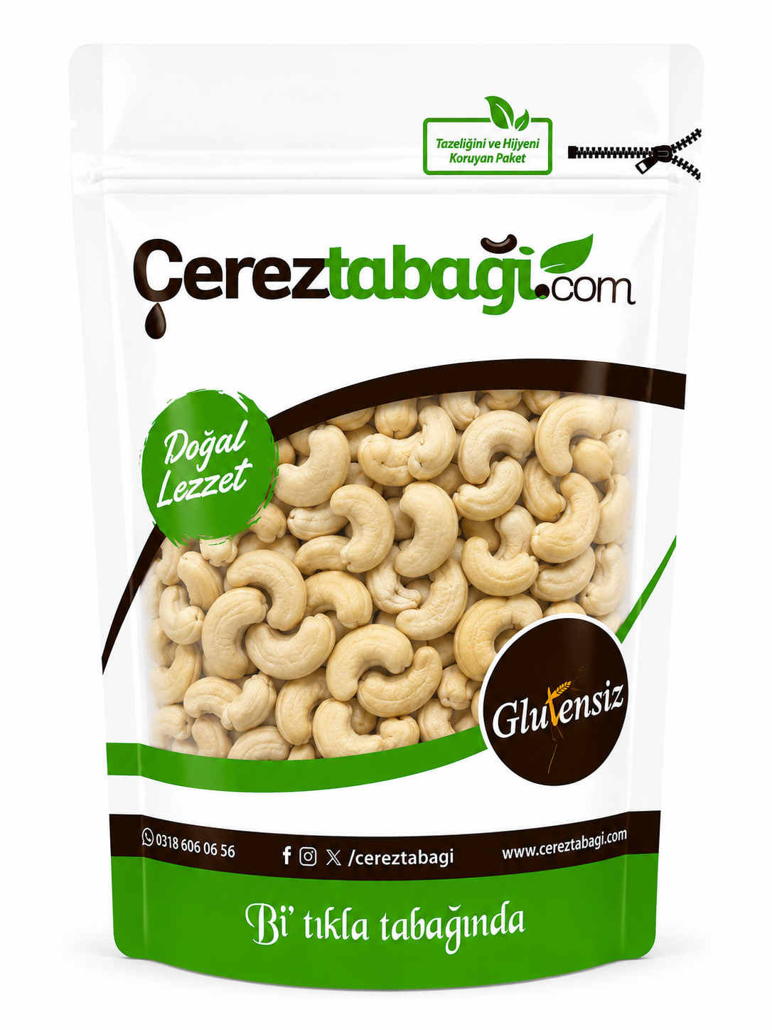 Glutensiz Kavrulmamış Kaju