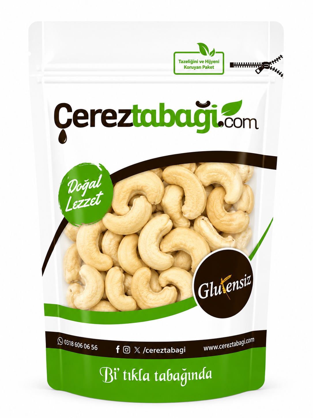 Glutensiz Kavrulmuş Kaju - 250 Gr