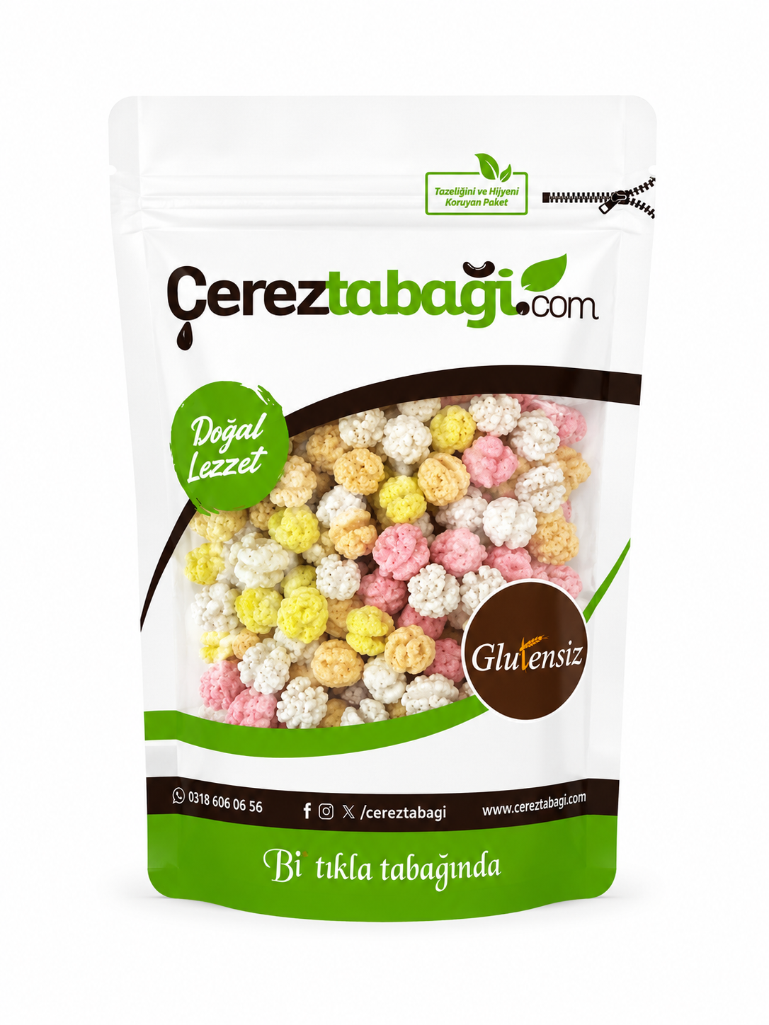 Glutensiz Renkli Şekerli Leblebi - 250 Gr