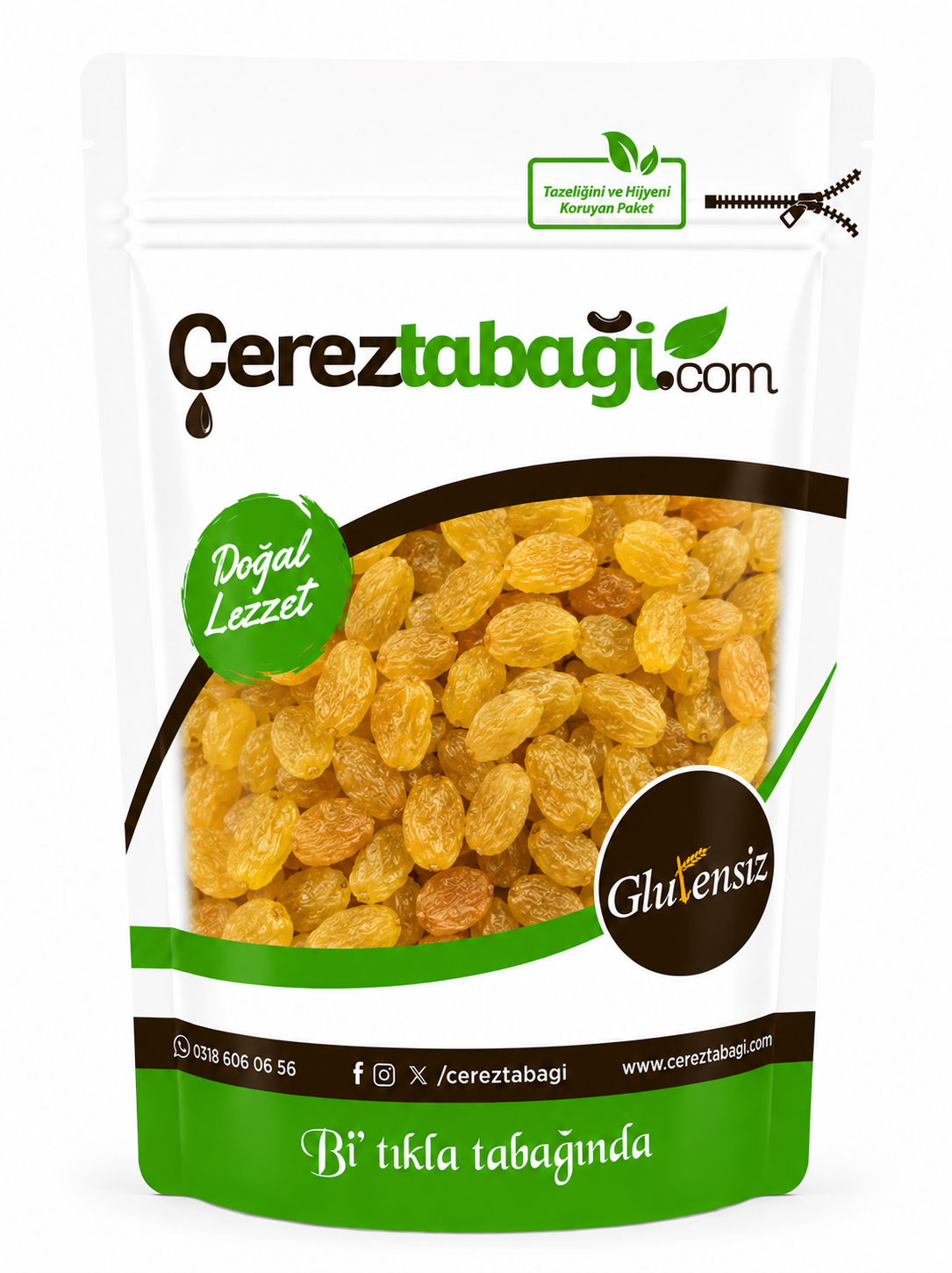 Glutensiz Sarı Üzüm - 250 Gr