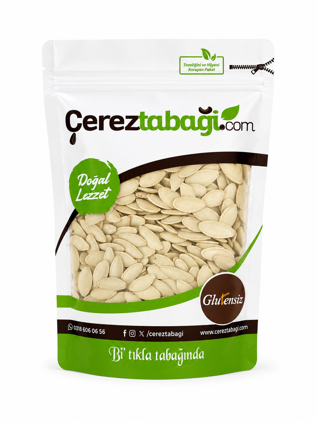 Glutensiz Tuzlu Kavrulmuş Kabak Çekirdeği