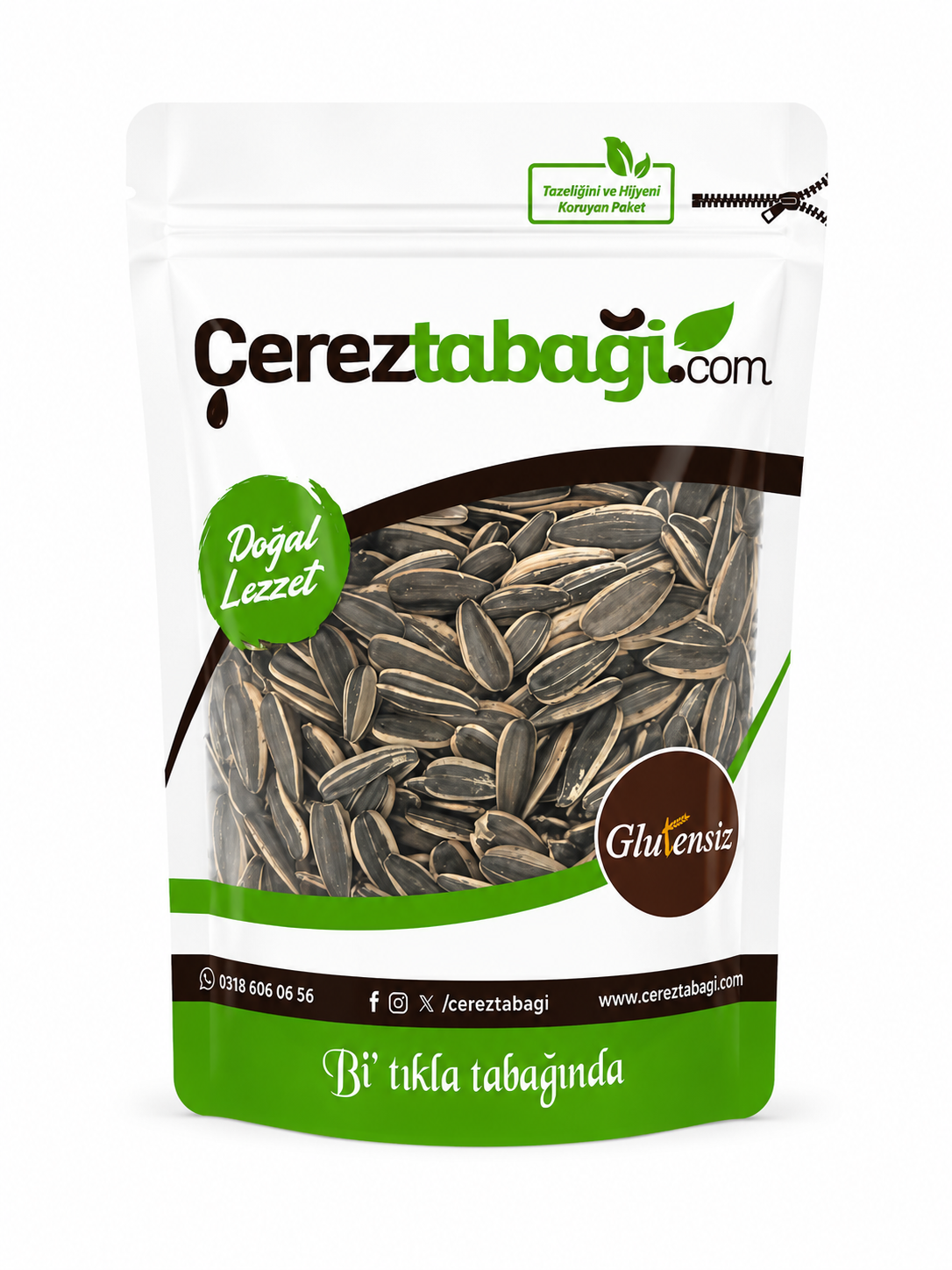 Glutensiz Tuzsuz Kavrulmuş Siyah Çekirdek