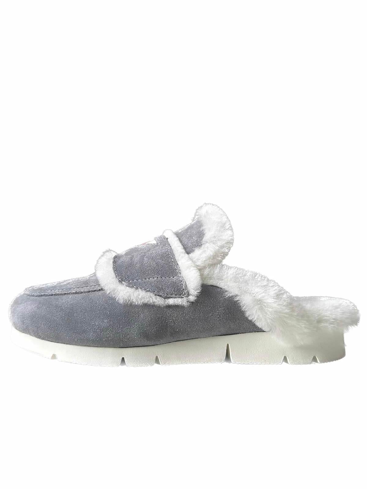 PERSONALIZED LOU LOU SHEARLING MULE FOSSIL