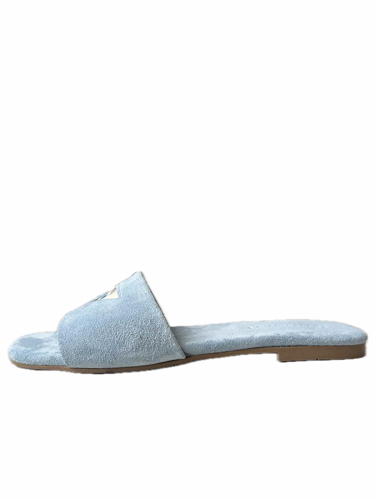 WAVY SUEDE BABY BLUE
