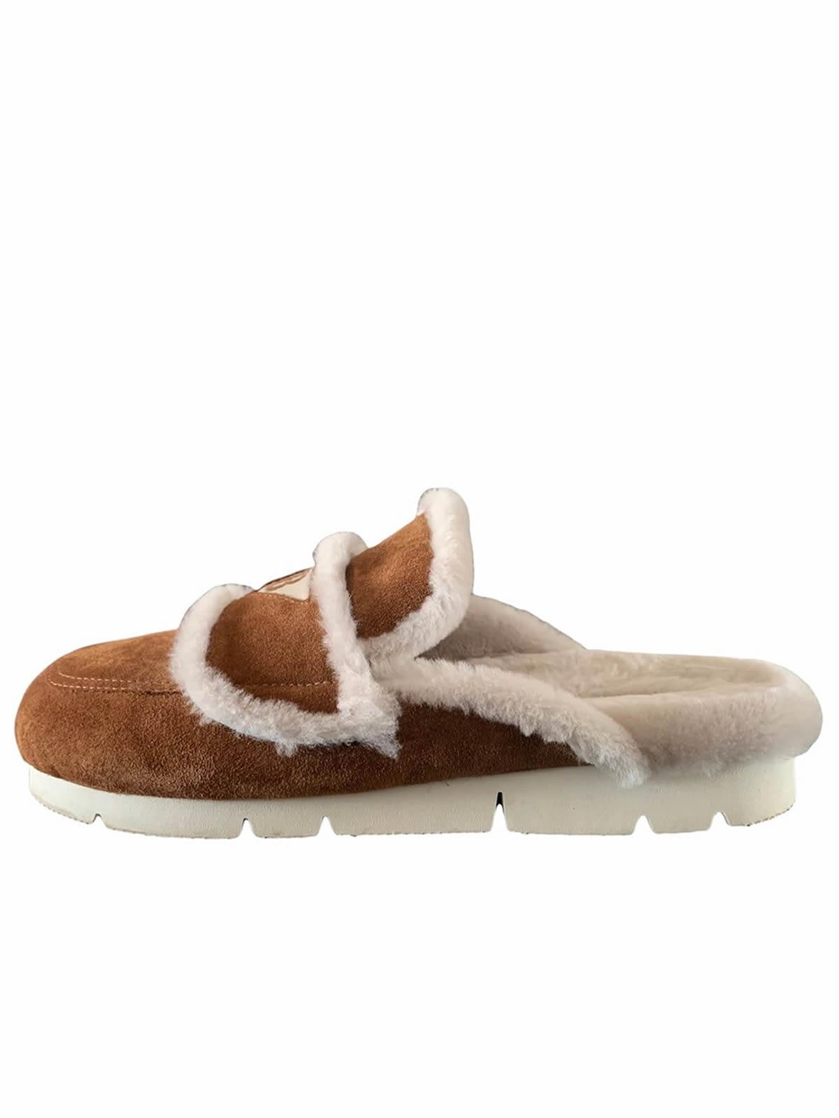 PERSONALIZED LOU LOU SHEARLING MULE 