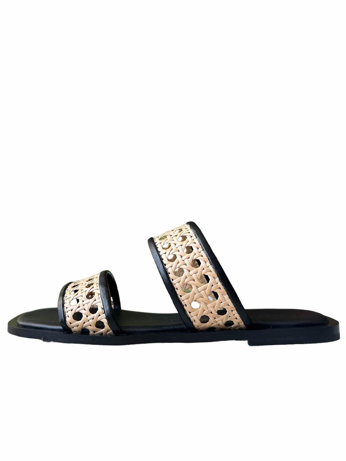 PUGLIA  STRIPED BLACK