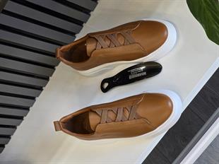  Hnt  002060 Eva Taban Taba  İçi Dışı Hakiki Deri Erkek Sneakers 