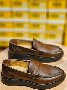 Hatay 006200  Extra Poli  Taban Loafer Kahverengi İçi Dışı Hakiki Deri Klasik   Erkek Ayakkabısı