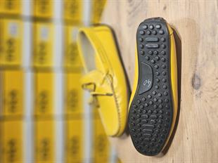Mrd 110 Kurdela Fiyonk Hakiki Deri Yumşak Sarı Rok Erkek Ayakkabısı