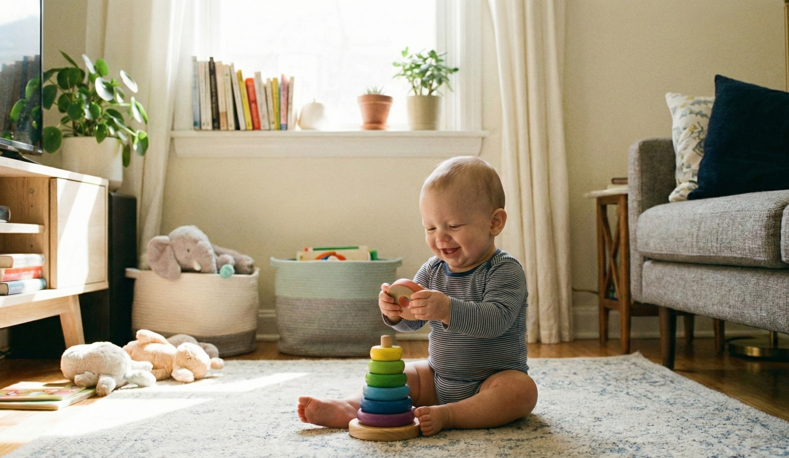 Evde bebekle oynanacak zeka geliştirici ce-e oyunu