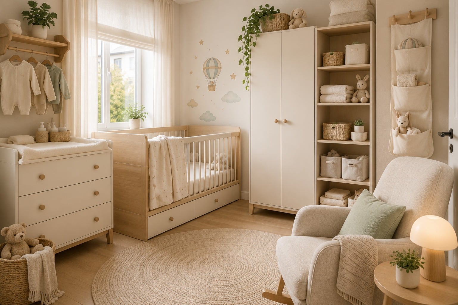 Küçük Alanlar İçin Fonksiyonel Bebek Odası Fikirleri