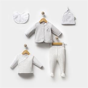 5li Yenidoğan Seti / The Giraffe / Gri