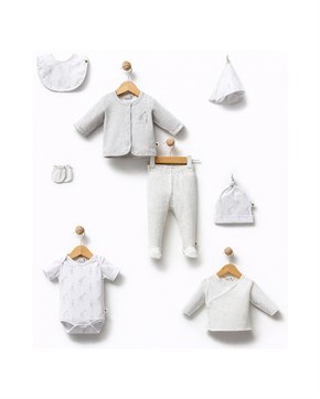 8li Yenidoğan Seti / The Giraffe / Gri