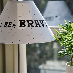 Abajur - Be Brave - Pudra 