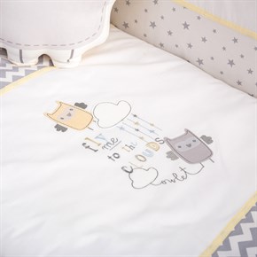 Next To Me Cot Textiles - Owlet