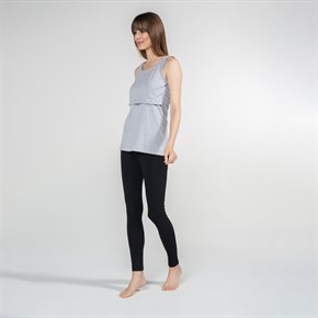 Basic Tank Top - Nursing T-Shirt - Grey
